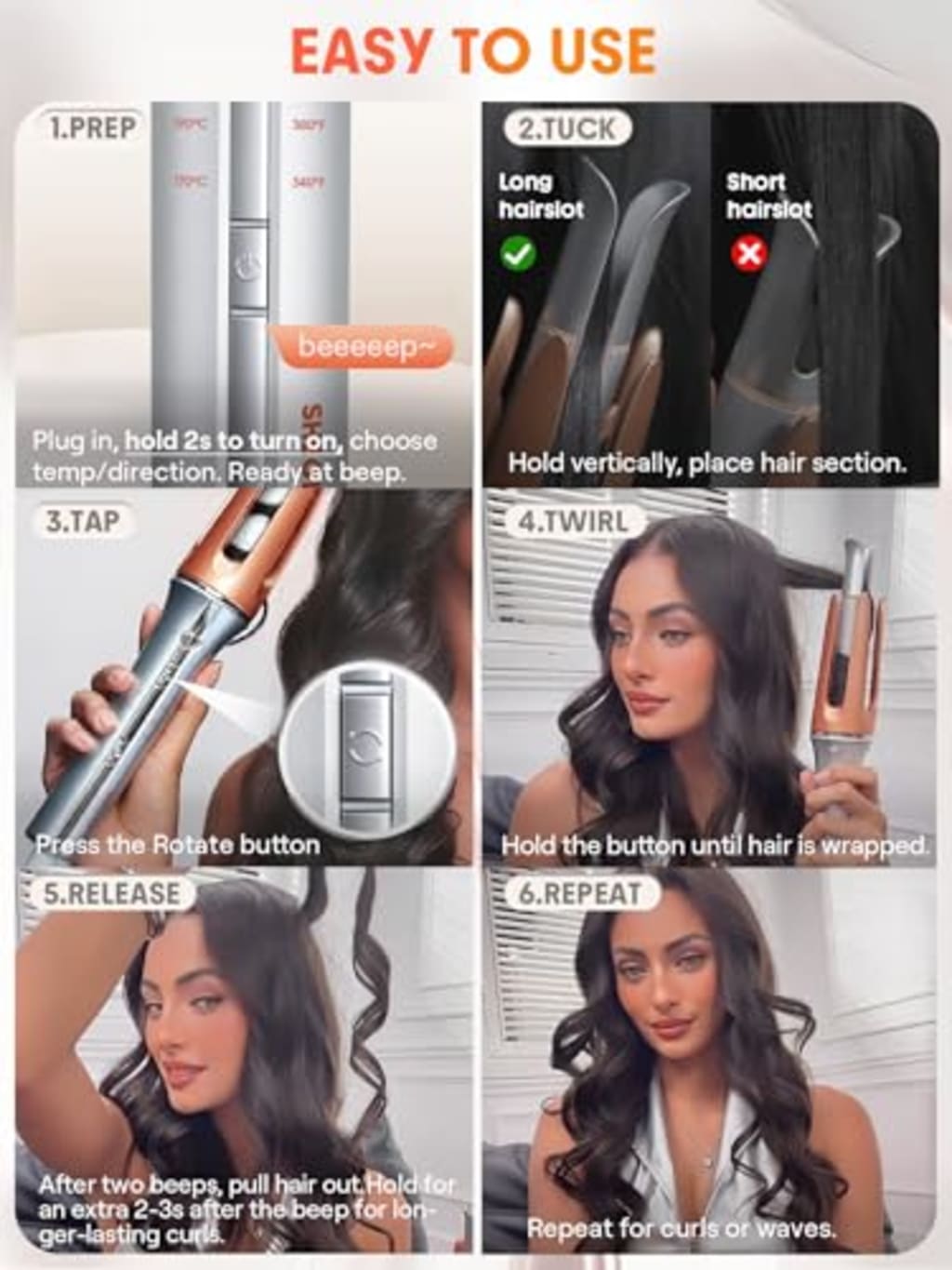 SHEGLAM Automatic Curling Iron